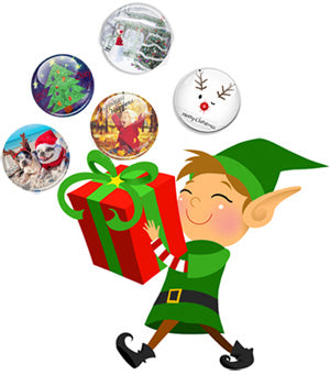 FREE Pinback Buttons with Ornament Kit Purchase!