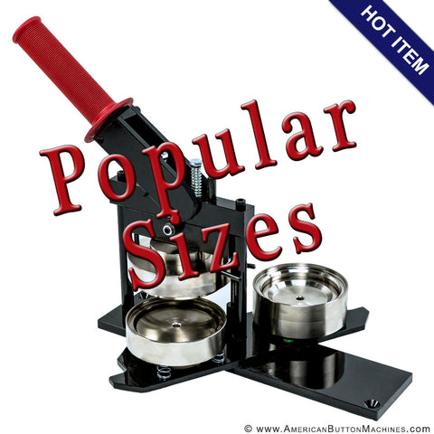 Popular Button Maker Sizes