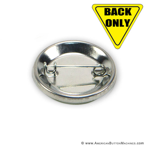 1.25" Pinned Backs for Button Making - American Button Machines