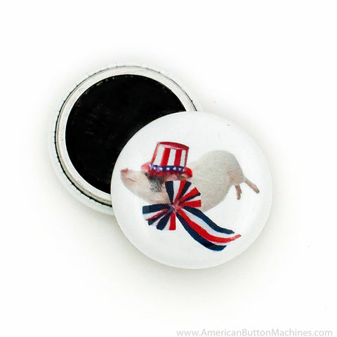 1" Round Ceramic Magnet Set - American Button Machines