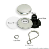 1.5" Versa-Back Loop Keyring Set - American Button Machines