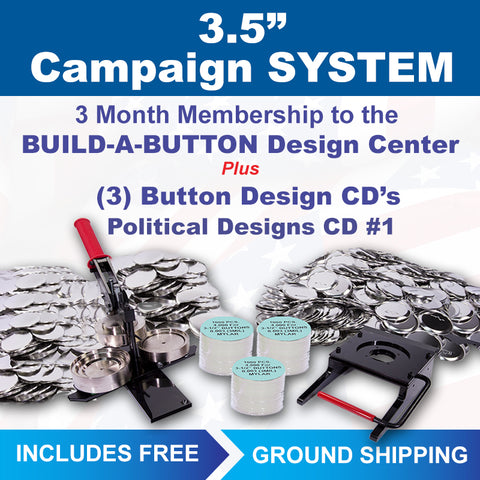 3.5 inch campaign button maker kit