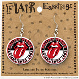 1" French Wire Earring Set - American Button Machines