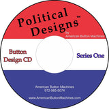 3.5" Professional Campaign Button Maker Kit - American Button Machines