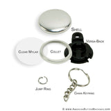 1" Versa-Back Deluxe Sample Pack - American Button Machines