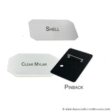 2x3 Inch Vertical Pinback Button Set - Paper - American Button Machines