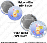 Digital Download for Buttons - Easter Border Set