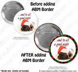 Digital Download for Buttons - Christmas Border Set