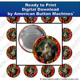 Checking it Twice - Digital Download for Buttons