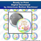 Happy Easter - Digital Download for Buttons