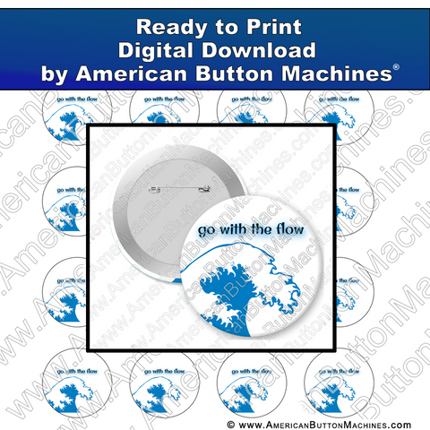 Digital Download, for buttons, digital download for buttons, wave, flow