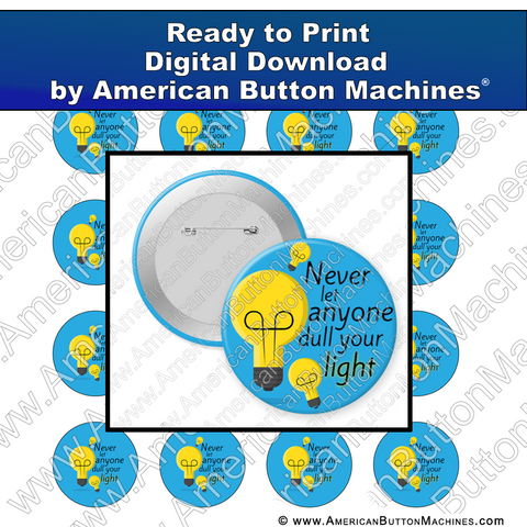 Digital Download, For Buttons, Digital Download for Buttons, Light, shine, bright