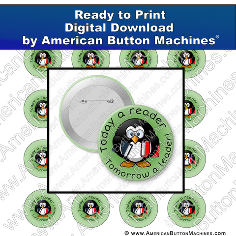 Digital Download, For Buttons, Digital Download for Buttons, reading, library, leader, books