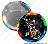 Music Colors My Soul - Digital Download for Buttons