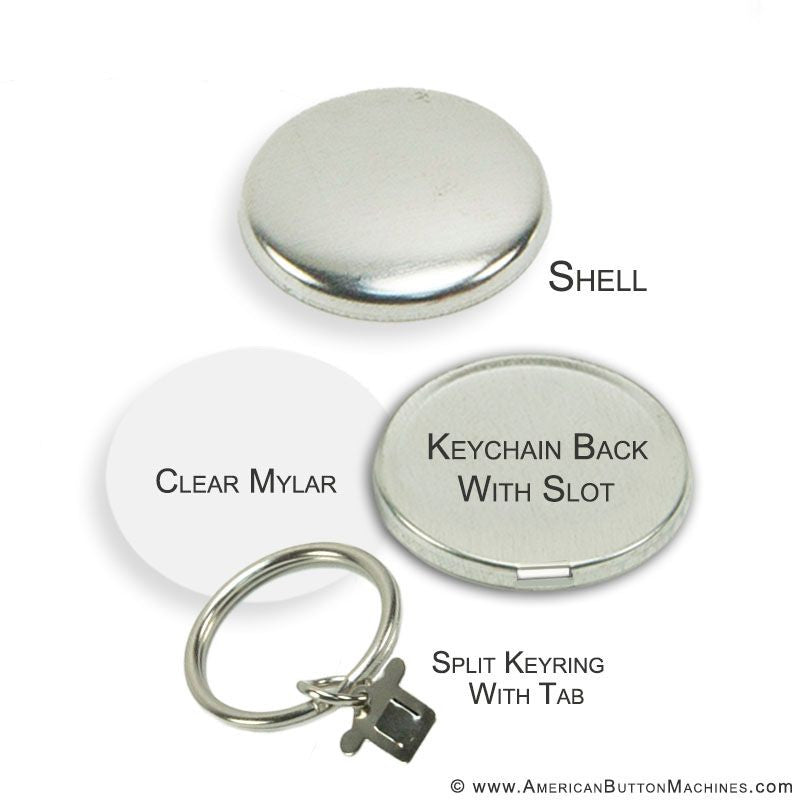 1.5 Versa-Back Split Keyring Set 1000 Sets by American Button Machines