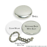 2.25'' Chain Key Ring - American Button Machines