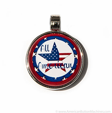 1" Magneta Snap Interchangeable Pendant Blank - American Button Machines