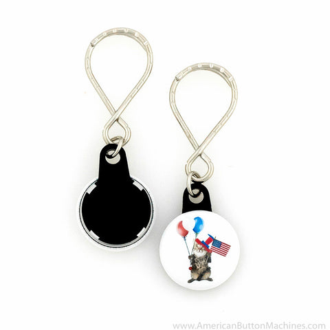 1" Versa-Back Loop Keyring Set - American Button Machines