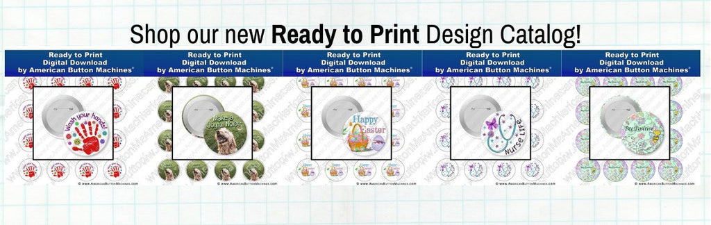 Complete 100pc Rosette Button Kit – American Button Machines
