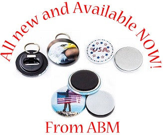 Plastic Backed Bottle Openers, Collet Magnets and Flatbacks - New From ABM!