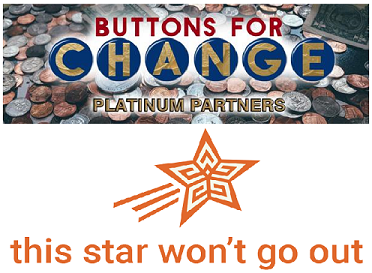 Buttons for Change Partners With This Star Won't Go Out