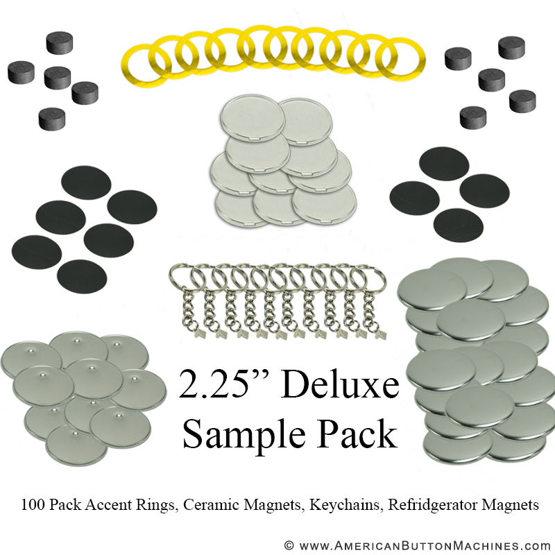 2.25" Deluxe Sample Pack - American Button Machines