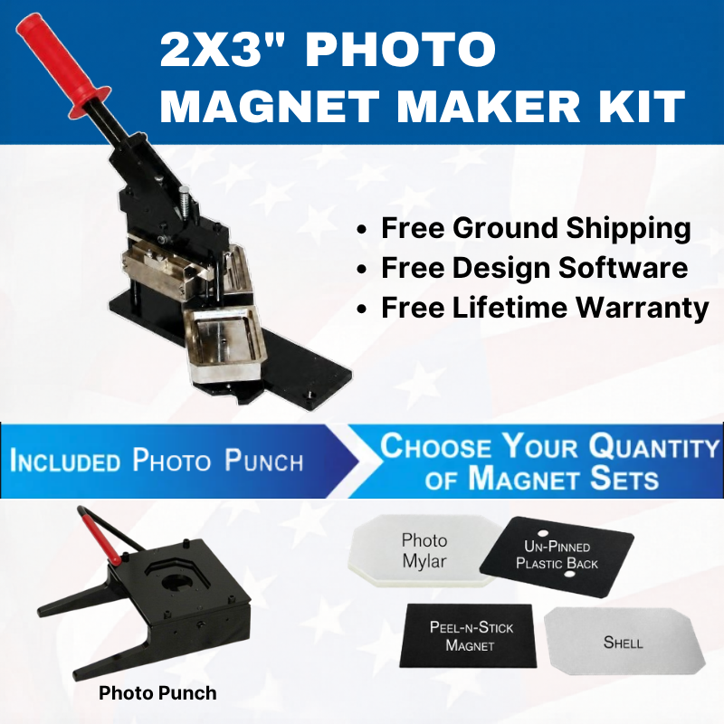 2x3" Photo Magnet Maker Kit - American Button Machines