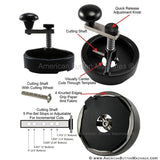 Adjustable Circle Cutter - the Good cutter option in the 2.25 inch Button Maker Kit