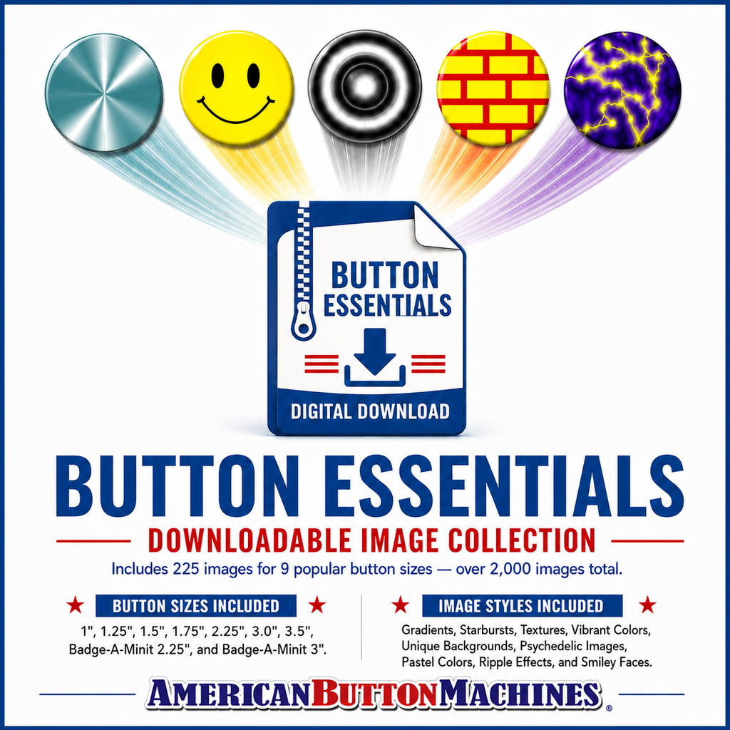 Button Essentials Design Collection - American Button Machines