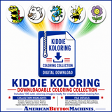 Kiddie Koloring Collection 1- American Button Machines