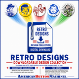 Retro Designs Collection - American Button Machines