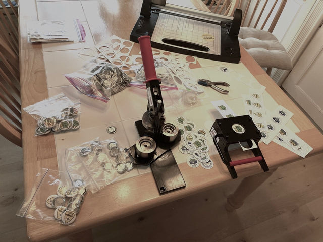 Artist Print Buttons - customer photo