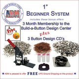 1" Button Maker Kit - American Button Machines