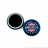 1" Round Adhesive Backed Magnet for 1.25" Collet Back - 1.5" & 1.75" Un-Pinned Magnets - American Button Machines