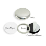 1.25" Collet Back Self-Adhesive Magnet Set - American Button Machines