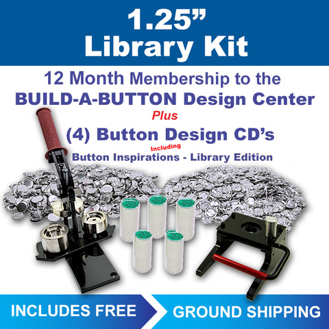 1.25" button maker kit for libraries
