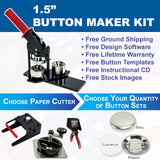 one and a half inch button maker kit