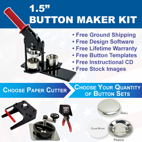 one and a half inch button maker kit