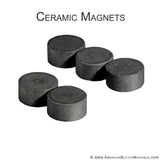 1" Round Ceramic Magnet Set - American Button Machines