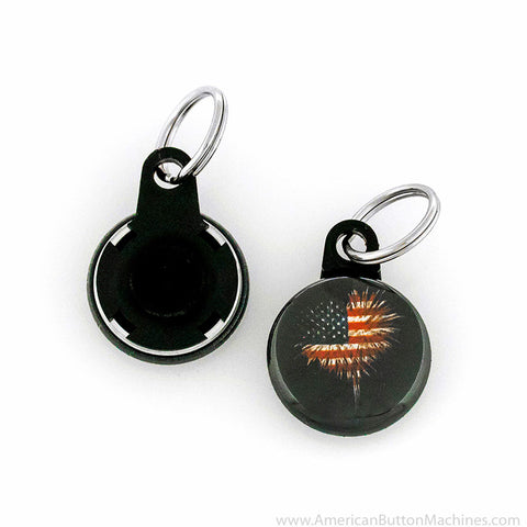 1" Versa-Back Mini Split Keyring Set - American Button Machines