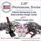 2.25" Button Maker Kit - American Button Machines