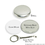 1.75" Snake Key Ring Sets - American Button Machines