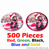 2.25" Accent Rings - Five Color Pack - 500pcs - American Button Machines