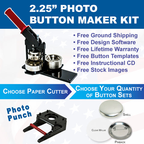 two and a quarter inch photo button maker kit
