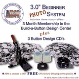 3" Photo Button Maker Kit - American Button Machines
