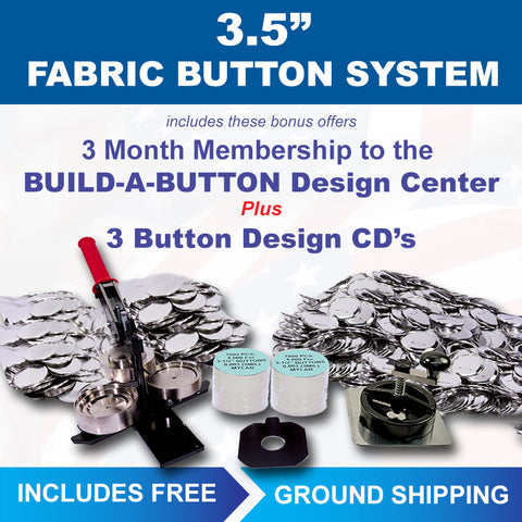 3.5 inch fabric covered button maker kit