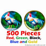 3.5" Accent Rings - Five Color Pack - 500pcs - American Button Machines