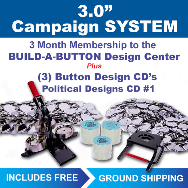 3 Inch Professional Campaign Button Maker Kit – American Button Machines