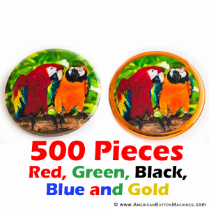 3'' Accent Rings - Five Color Pack - 500pcs - American Button Machines