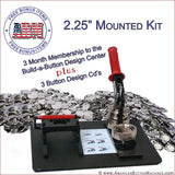 2.25" Mounted Button Making Kit - American Button Machines